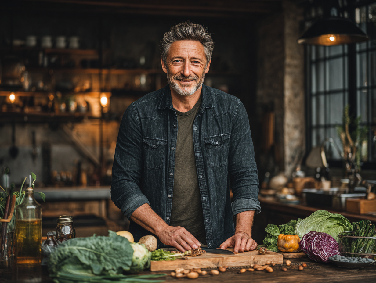 Успішний чоловік у фітнес залі